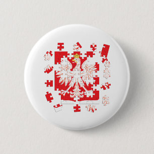 Polish Heritage Puzzle 2 Inch Round Button