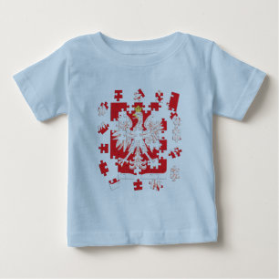 Polish Heritage Puzzle Baby T-Shirt
