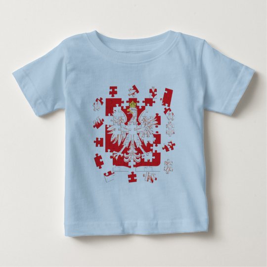 Polish Heritage Puzzle Baby T-Shirt