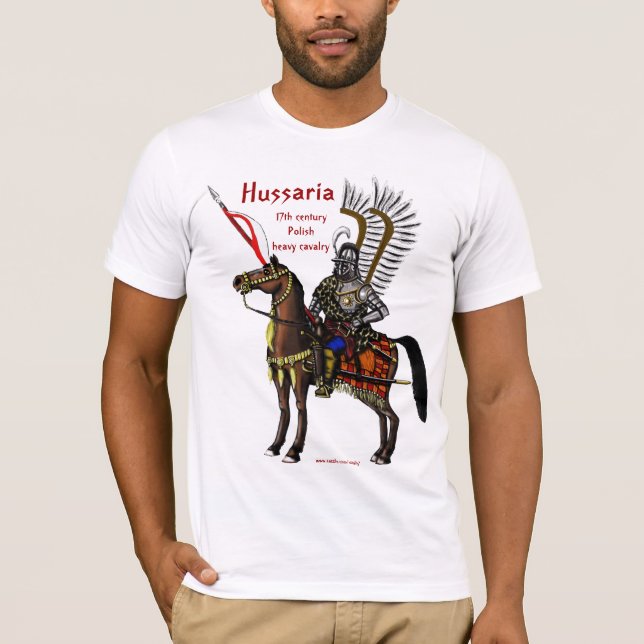 Polish hussar cool t-shirt design (Front)