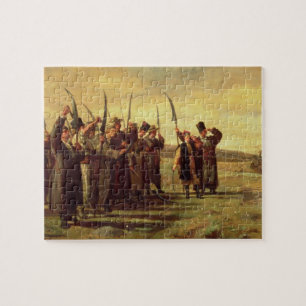 Polish Insurrectionists of the 1863 Rebellion (oil Jigsaw Puzzle