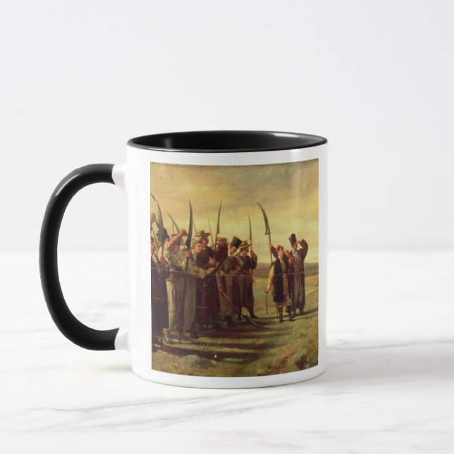 Polish Insurrectionists of the 1863 Rebellion (oil Mug (Left)