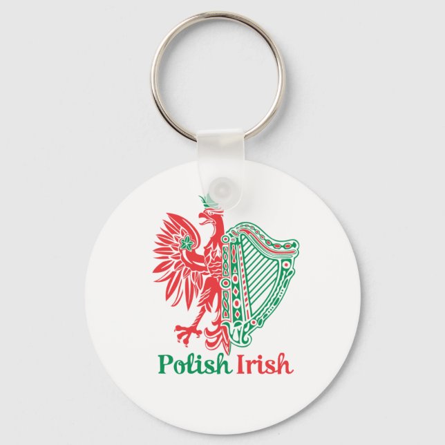 Polish Irish Keychain (Front)