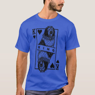 Polish Lowland Sheepdog King Of Hearts Funny PLS D T-Shirt