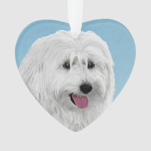 Polish Lowland Sheepdog Painting - Dog Art Ornament