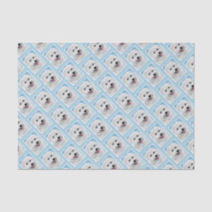 Polish Lowland Sheepdog Painting - Dog Art Tissue Paper