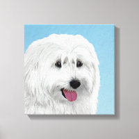 Polish Lowland Sheepdog Painting - Original Dog Ar