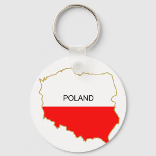 Polish Map png Keychain