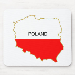 Polish Map png Mouse Pad