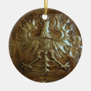 POLISH NATIONAL EAGLE WITH CROWN ORNAMENT