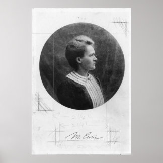 Polish physicist Marie Sklodowska Curie Poster
