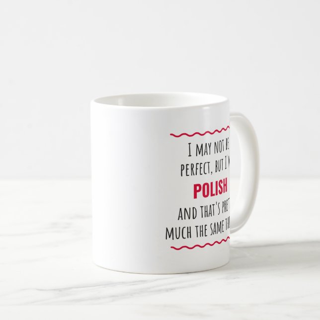 Polish Poland Funny Gift Coffee Mug (Front Right)