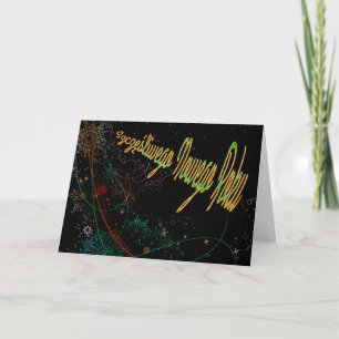 Polish/Polski - Happy New Year/Szczęśliwego Nowego Holiday Card