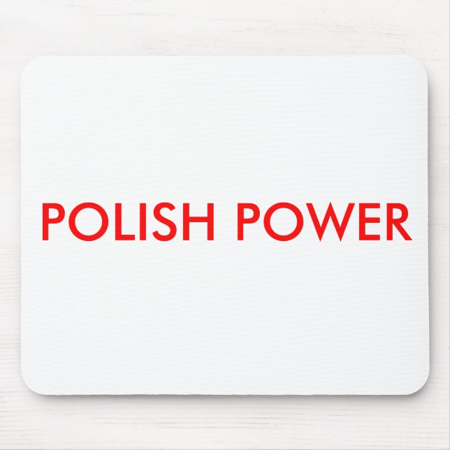 POLISH POWER MOUSE PAD (Front)