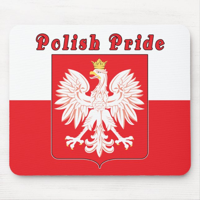 Polish Pride Eagle Mouse Pad (Front)