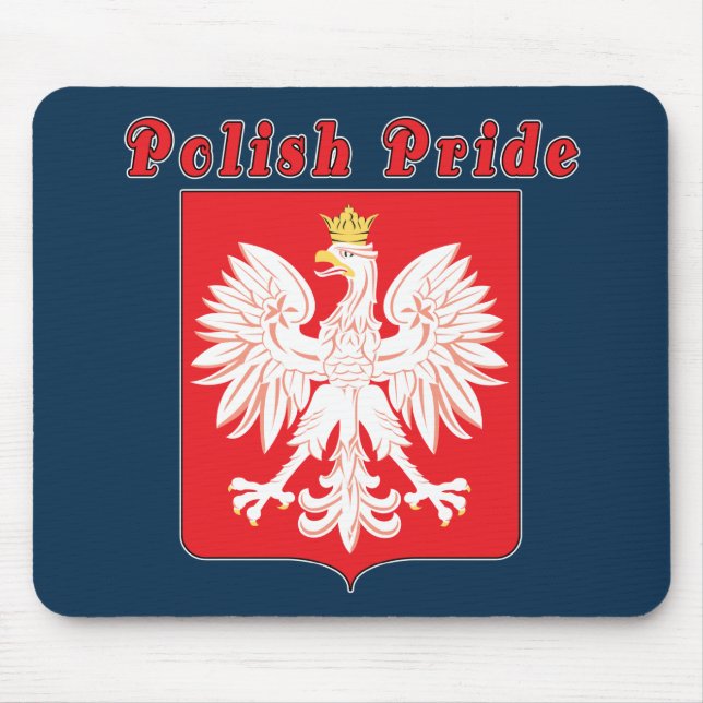 Polish Pride Eagle Mousepad (Front)