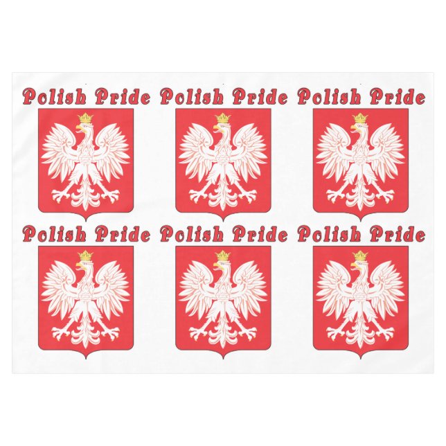 Polish Pride Eagle Tablecloth (Front (Horizontal))