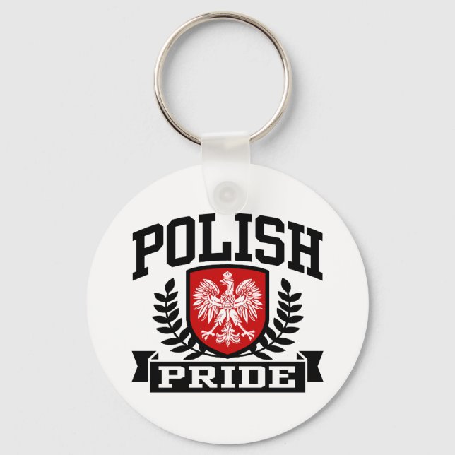 Polish Pride Keychain (Front)