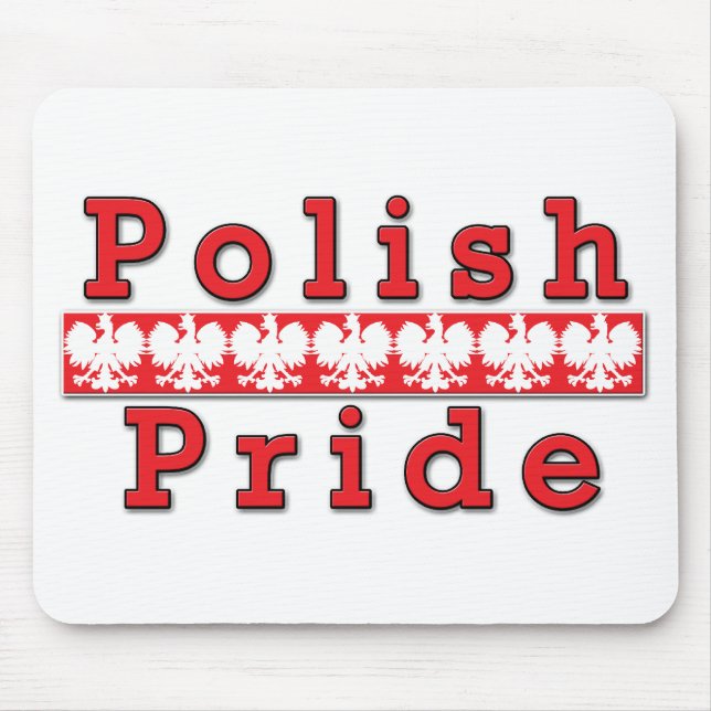 Polish Pride Mouse Pad (Front)