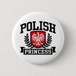 Polish Princess 2 Inch Round Button