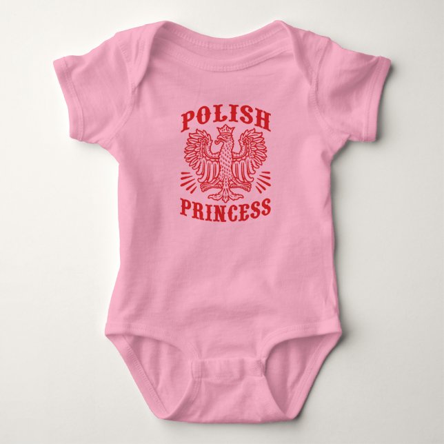 Polish Princess Baby Bodysuit (Front)