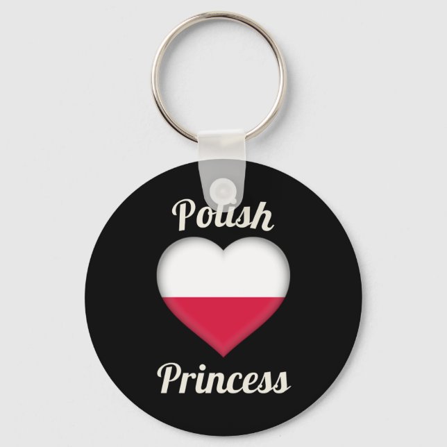 Polish Princess Keychain (Front)