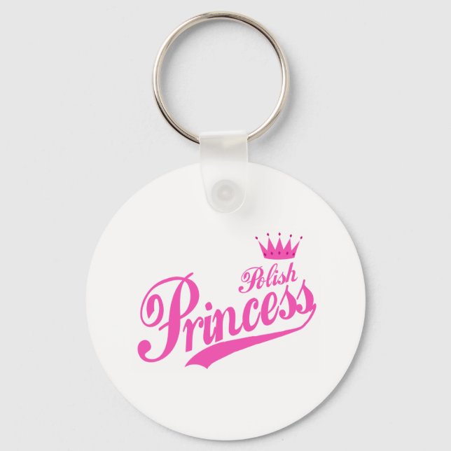 Polish Princess Keychain (Front)