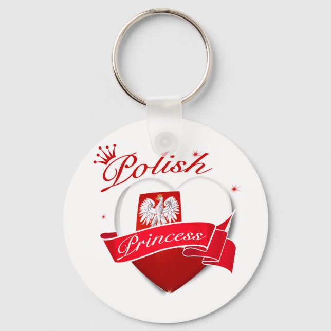Polish Princess Keychain (Front)