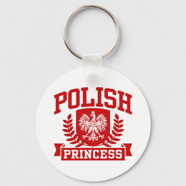 Polish Princess Keychain (Front)