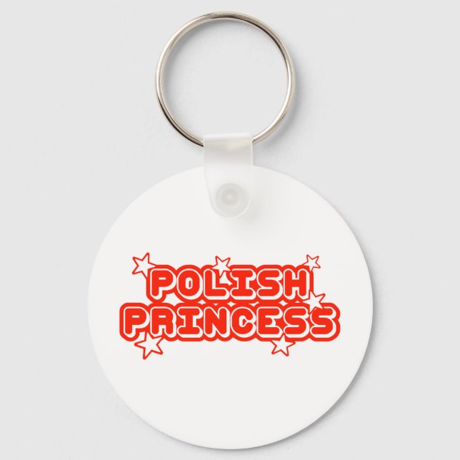 Polish Princess Keychain (Front)
