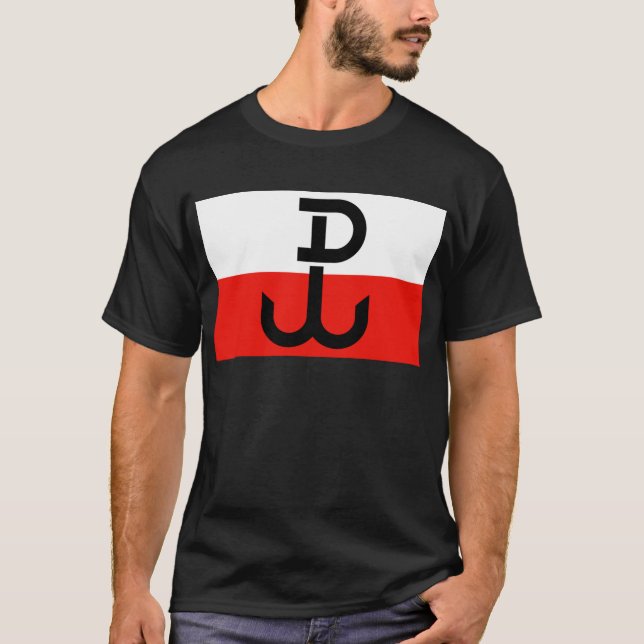 Polish Resistance Flag T-Shirt (Front)