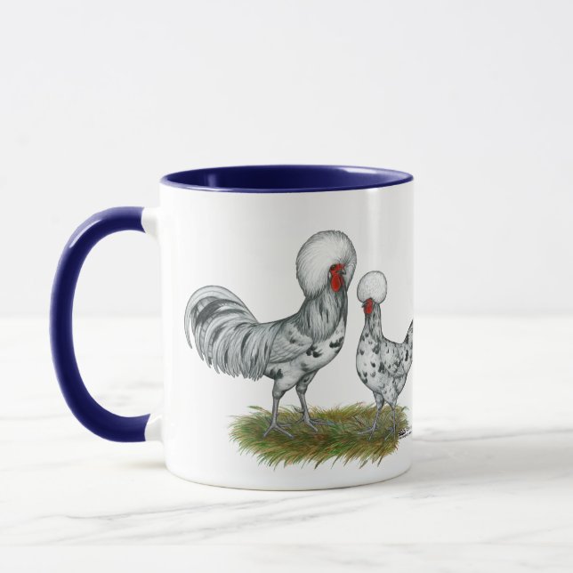 Polish Splash Chickens Mug (Left)