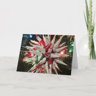 Polish Stars Christmas Greeting Card