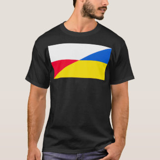 Polish Support for Ukraine Ukrainian Flag and Pola T-Shirt