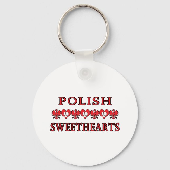 Polish Sweethearts Keychain (Front)