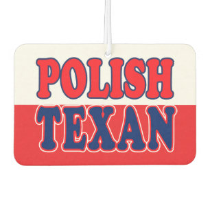 Polish Texan Air Freshener