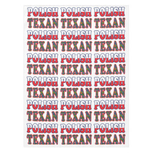Polish Texan Bluebonnets Tablecloth
