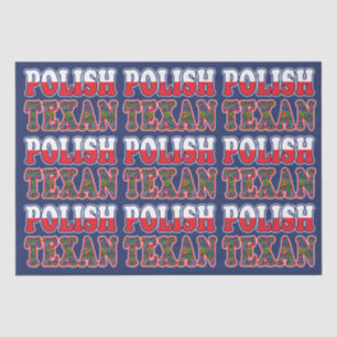 Polish Texan Bluebonnets Tissue Paper