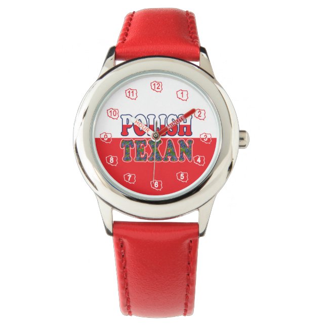 Polish Texan Bluebonnets Watch (Front)