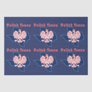 Polish Texan Eagle Tissue Paper