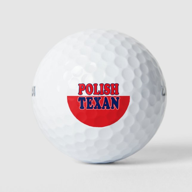 Polish Texan Golf Balls (Front)