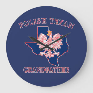 Polish Texan Grandfather Large Clock