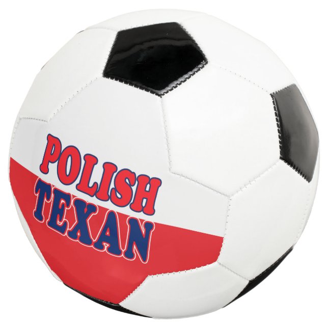 Polish Texan Soccer Ball (Three Quarter)