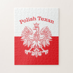 Polish Texan White Eagle Jigsaw Puzzle