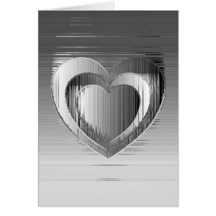 Polished chrome hearts