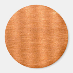 Polished Copper Wavy Texture Background Magnet