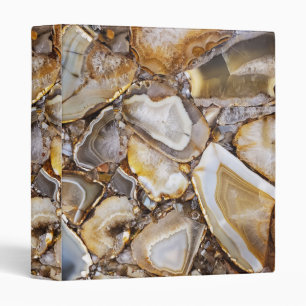 Polished Geode Stones Binder