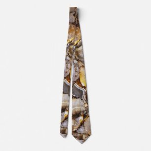 Polished Geode Stones Tie