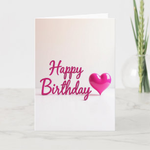 Polished Heart Birthday Card