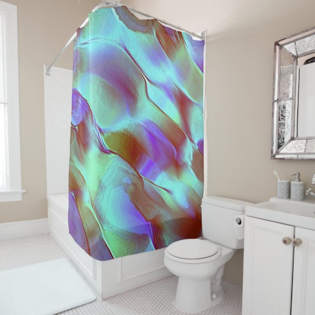 Polished rock in chrome purple (In Situ)